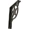 Ekena Millwork Austin Wrought Iron Bracket, (Single center brace), Antiqued Warm Silver 1 1/2"W x 5 1/2"D x 8"H BKTM01X05X08SAUAWS - alternate 1